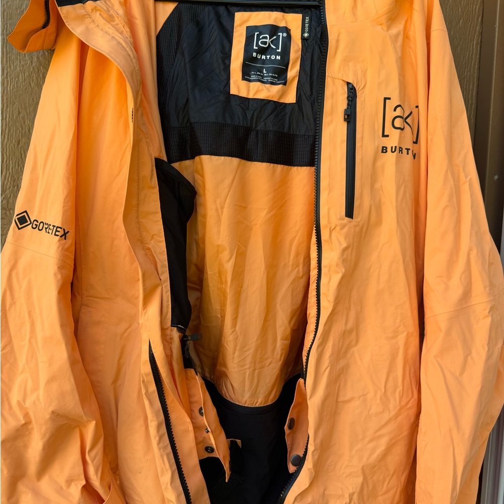 Burton [ak] Orange GORE-TEX Waterproof Shell Jacket